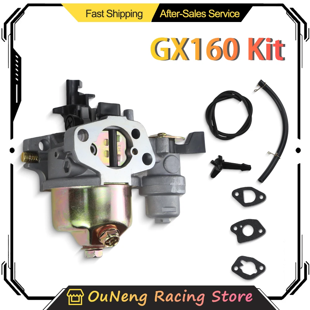 Carburetors Engine Carburetor for Honda Gx160 Carburetor Engine Gx168f Gx200 5.5hp 6.5hp Fuel Pipe Gasket Manager Engin