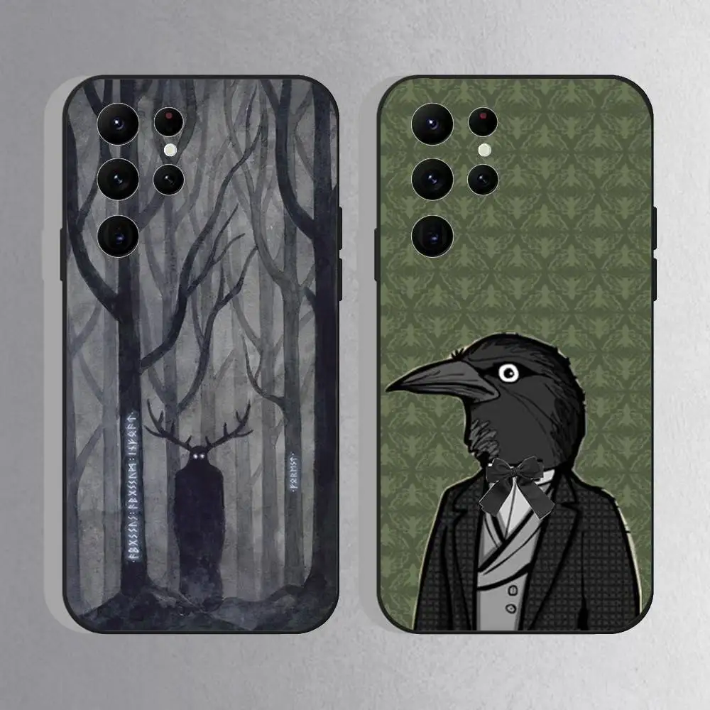 

Game R-Rusty Lake Horro Phone Case For Samsung S10,S21,FE,S21 ,S26,S25,S24,S23,Ultra,S9,S22,Plus Black Shell Cover