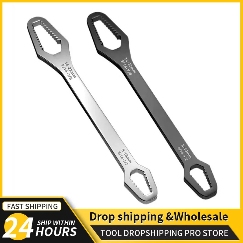 Universal Torx Wrench Auto-aperto Ajustável Óculos Wrench Board Double-head Torx Spanner Ferramentas Manuais para Fábrica 822 mm