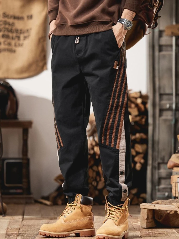 

Work Wear Fishing Cargo Pants for Men Joggers Black Techwear Y2k Vintage High Quality Loose Harajuku Casual Baggy Trousers Man