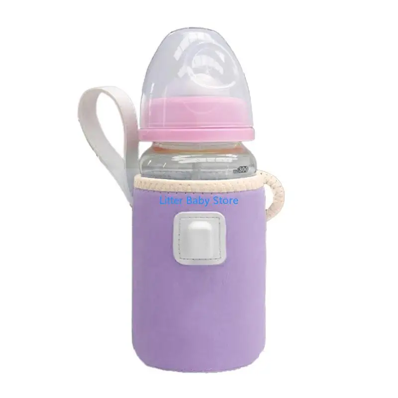 N80C Baby Nursing Bottle Heater Milk Water Warmer Bag with Handle for Outdoor Winter