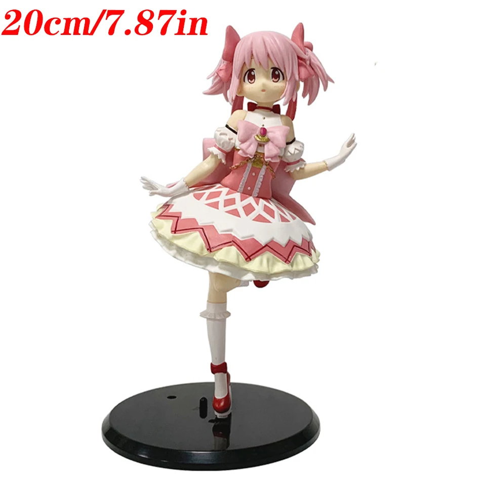 Puella Magi Madoka Magica Anime-Figur Kaname Madoka in Stehender Pose PVC-Sammlermodell Spielzeug Ornament Puppe Geburtstagsgeschenk für Fans – Detail 8