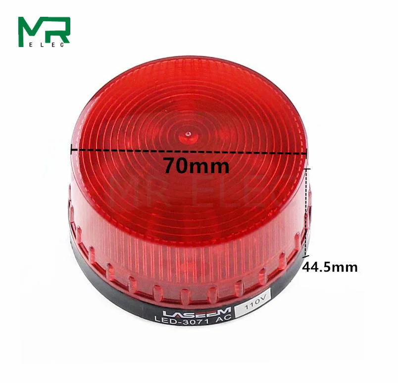 Strobe Signal Warning light LED -3071 12V 24V 220V Indicator light LED Lamp small Flashing Light Security Alarm