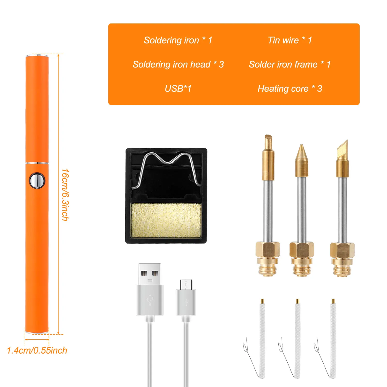 Kit saldatore Kit di saldatura elettrica a riscaldamento rapido senza fili strumento di saldatura portatile ricaricabile per la riparazione di