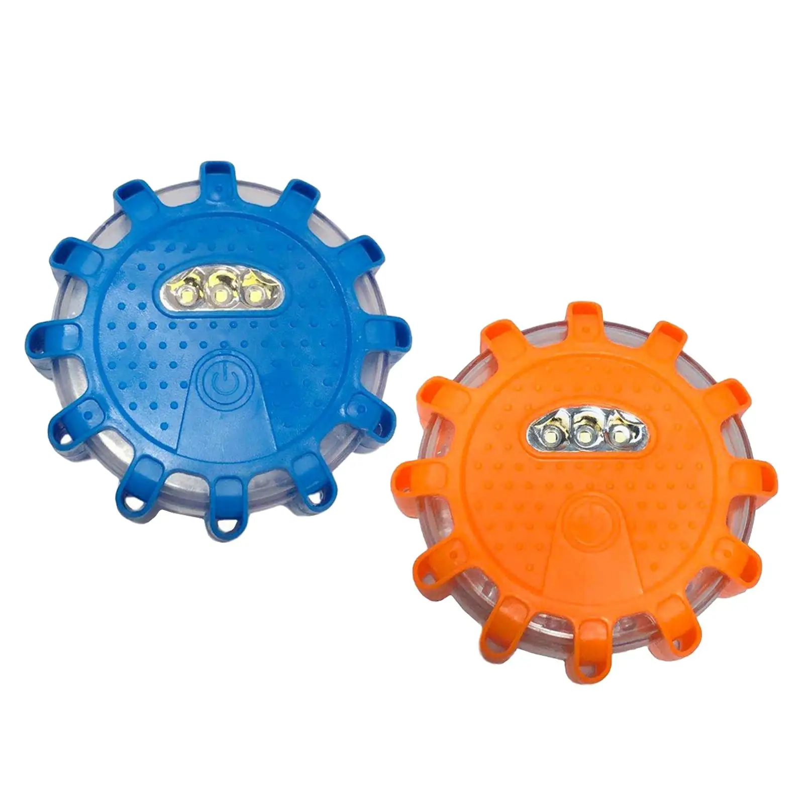 LED Safety Flashing Warning Light Roadside Emergency Discs Beacon, Magnetic Base for Car Motorcycle Bicycle