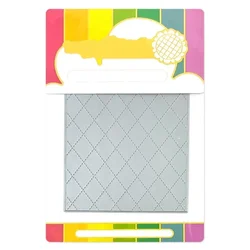 2022 May New Rectangle Background Metal Cutting Dies For DIY Craft Making Paper Greeting Card Album Scrapbooking No Clear Stamps