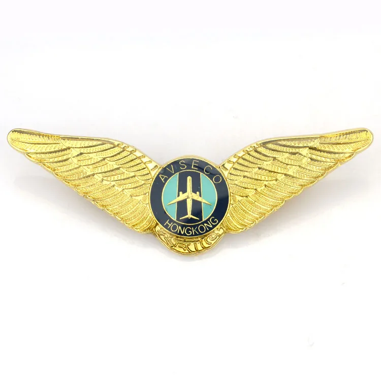 Enamel lapel Pin metal badges Factory custom excellent quality hard enamel pins badges cheap gold eagle badges pin