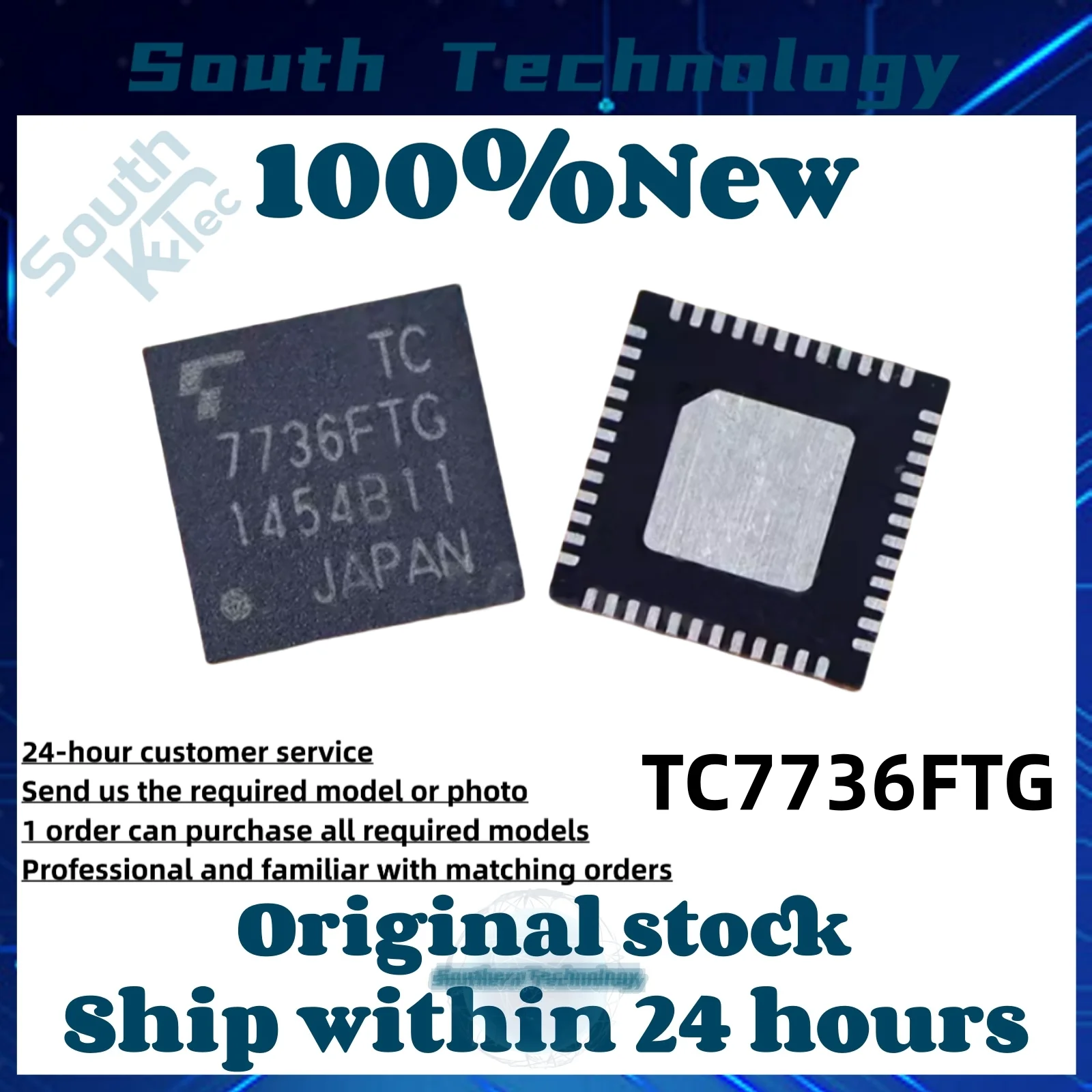 1PCS/LOT TC 7736FTG TC7736 TC7736FTG QFN-48 Brand new original in stock