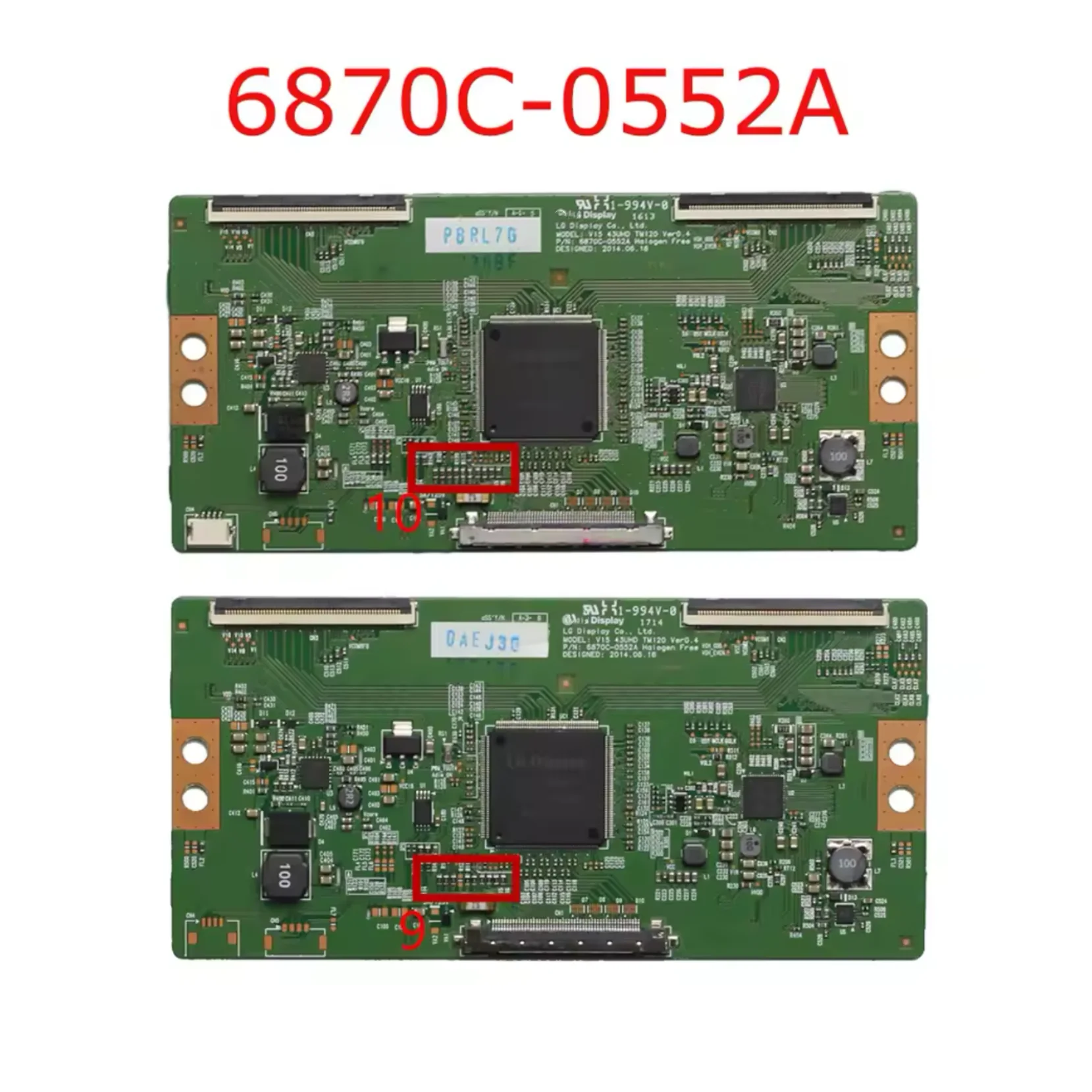 Tcon 6870C 로직 보드 6870C-0552A TV 보드 placa tv V15 43UHD TM120 Ver0.4 기존 T-con 카드