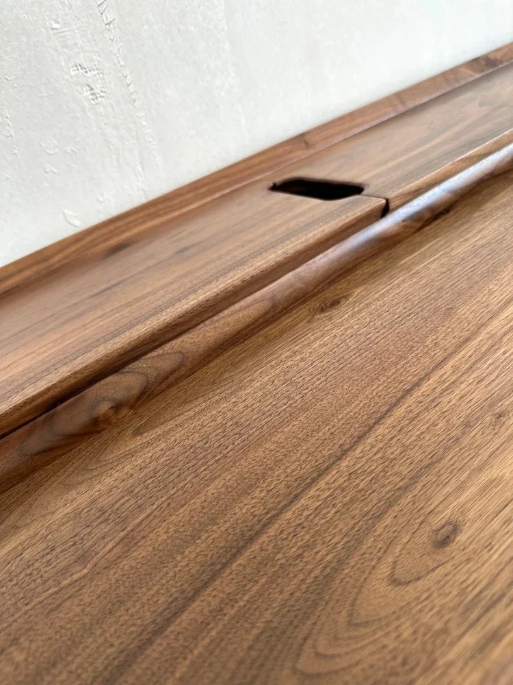 Table de piano électrique en noyer, table élévatrice intelligente, table technologique de bureau