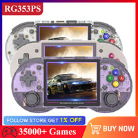 ANBERNIC RG353PS RG353P 64 Bit Handheld Game Console Linux System 3.5-inch IPS Screen Retro Video Game Player 3500 mAh Gift