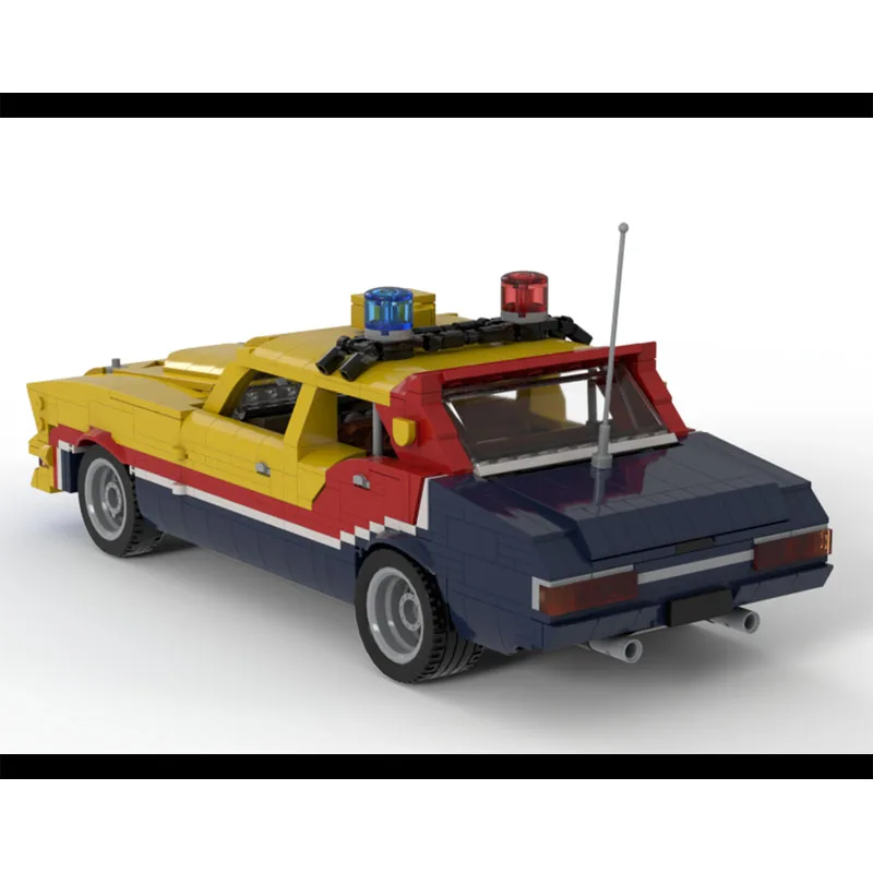 MOC-197005 سلسلة الأفلام الجديدة Supercar سباق بنة نموذج • 1247 أجزاء صبي أطفال عيد الميلاد اللبنات لعبة هدية