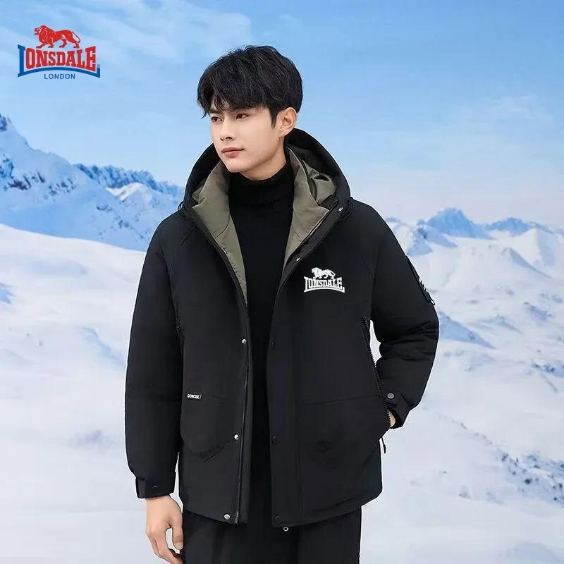 Autumn and winter high-quality hooded cotton jacket for men and women, new outdoor sports warm, windproof, waterproof mountainee