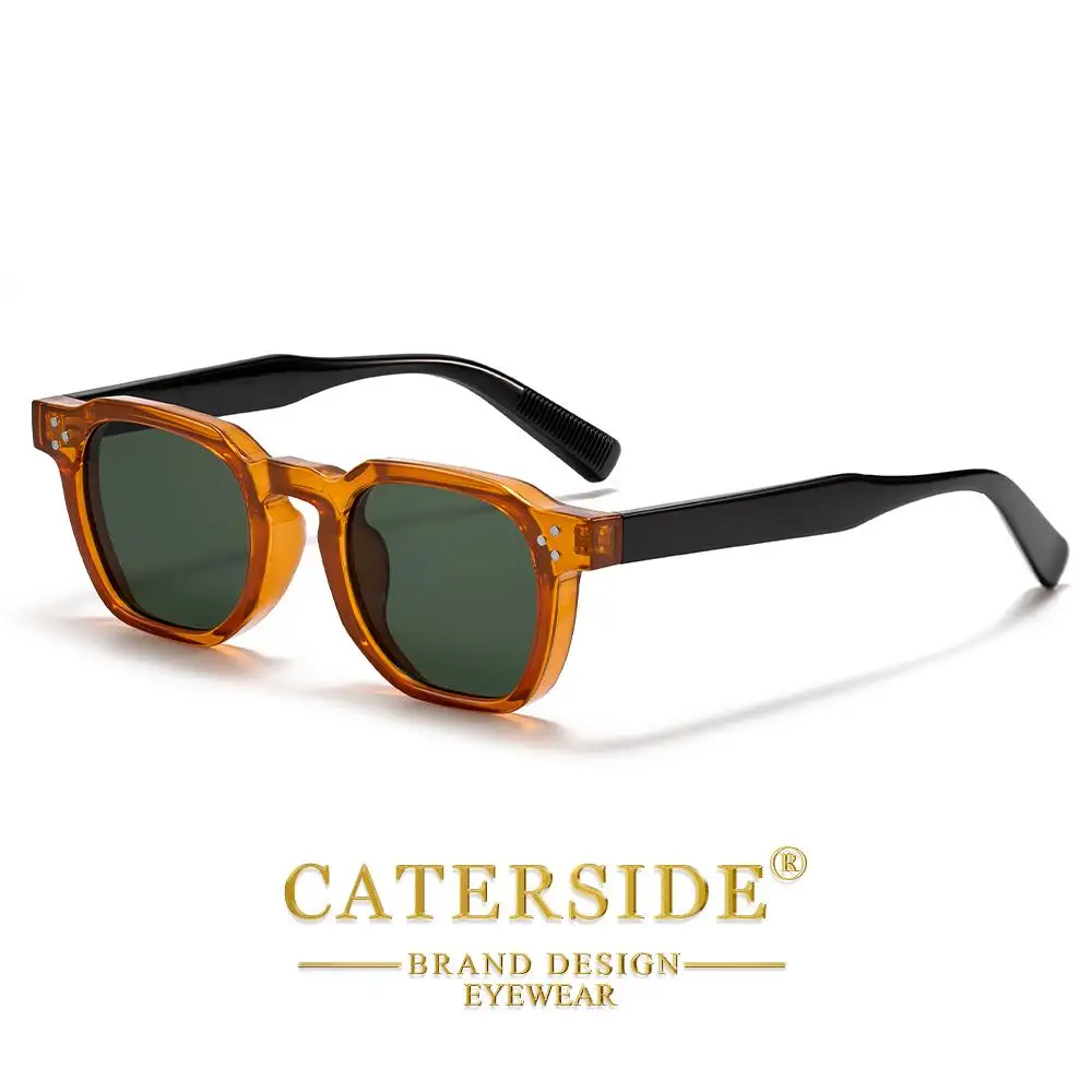 CATERSIDE Neue Herren-Sonnenbrille Markendesign Quadratische Modische Sonnenbrillen Damen Outdoor Reise Party Dekoration Eyewear UV400 – Detail 11