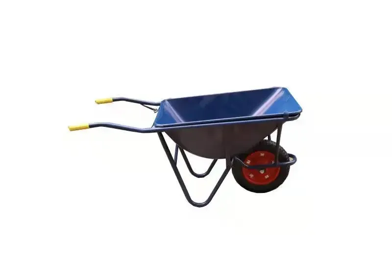 2024 Construction Site Wheelbarrow Metal Garden Barrow NEW