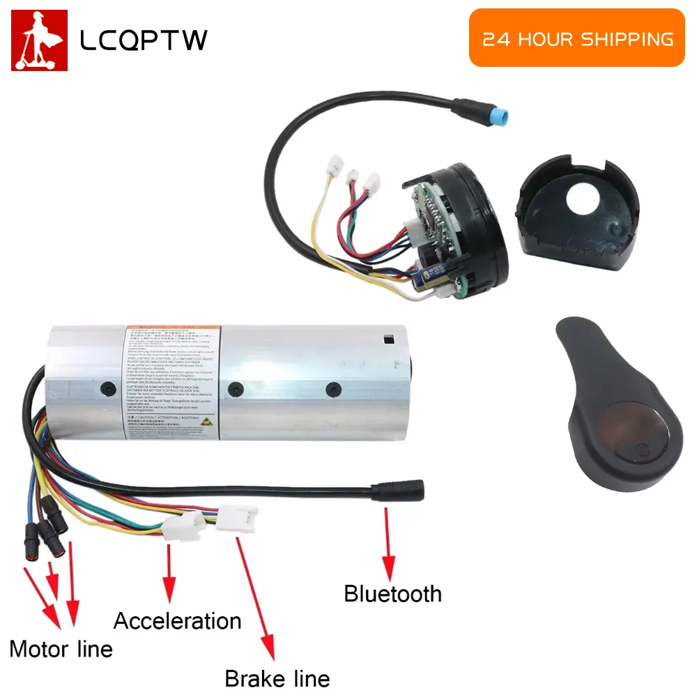 Hauptplatine, Schaltkreisplatine, Steuergerät für Ninebot ES1 ES2 ES3 ES4 Elektroroller, Armaturenbrett-Display-Panel-Abdeckung