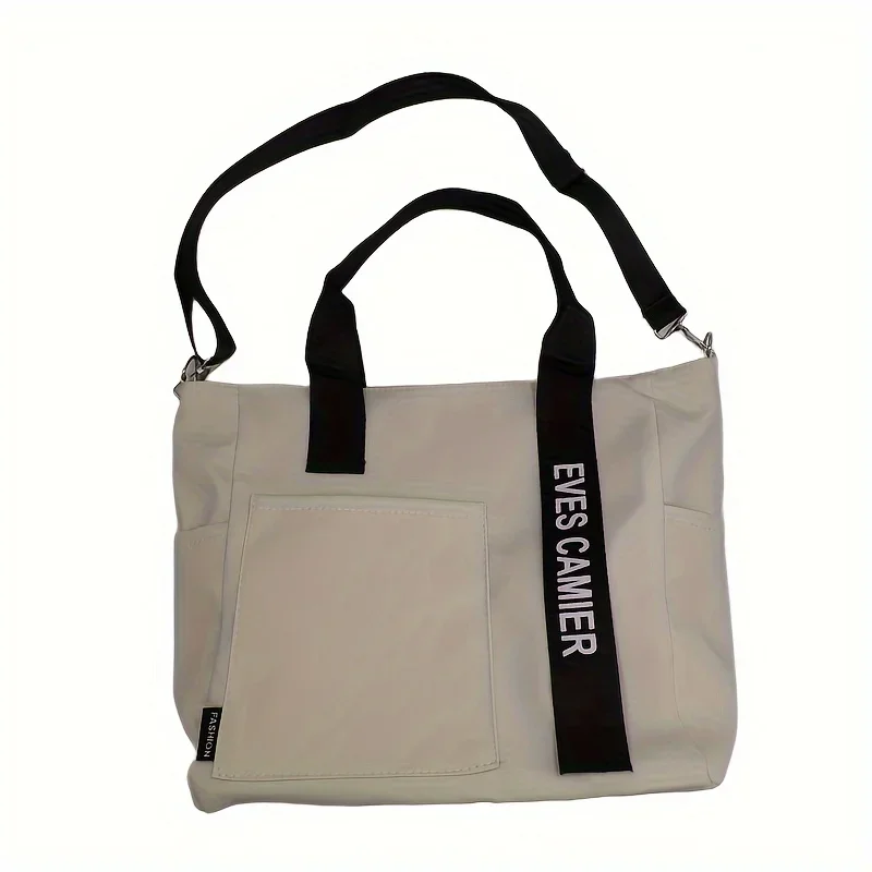 Oxford wasserdichte Handtasche, Umhängetasche für Damen, weiche Tragetasche mit Reißverschluss, mehrere Fächer, Polyesterfutter. – Detail 16