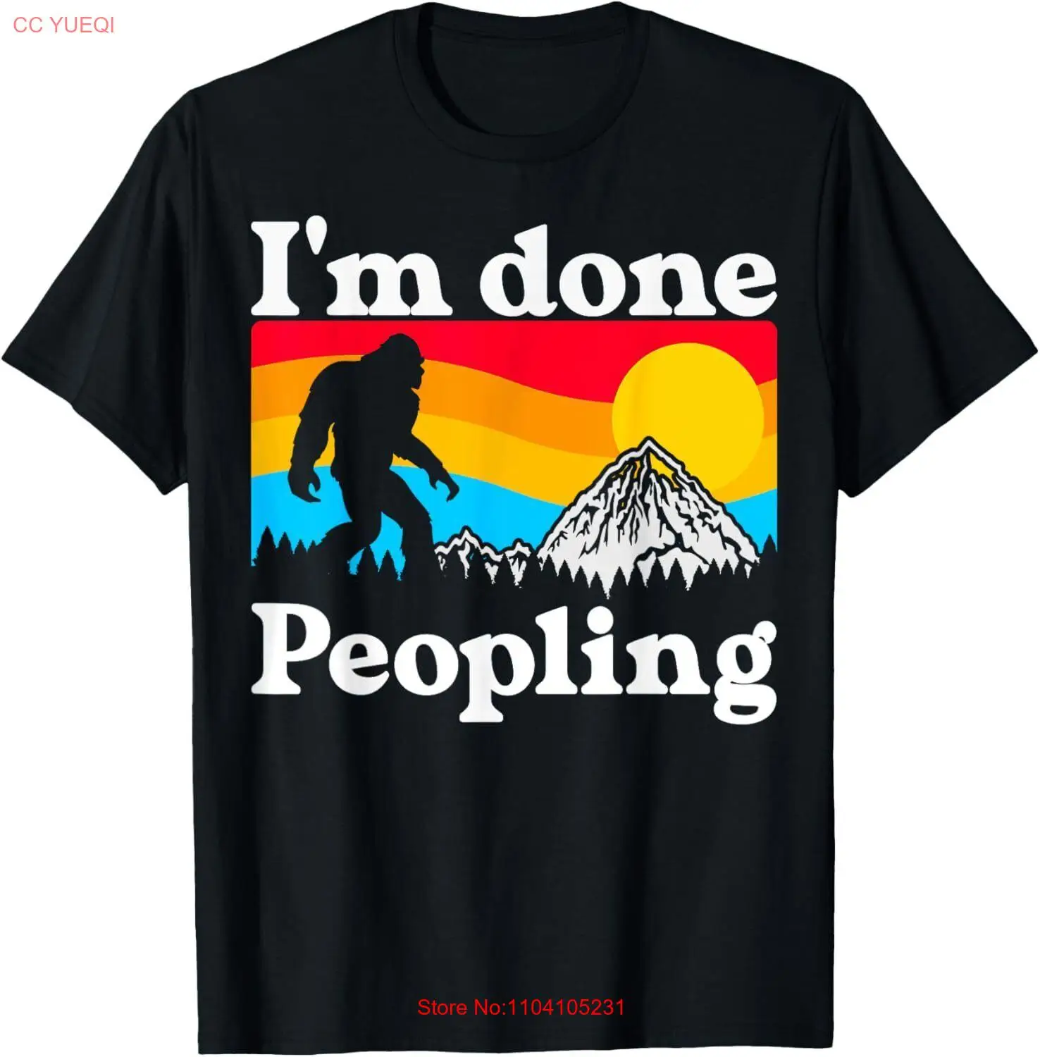 I'm Done Peopling T-Shirt Hoodie