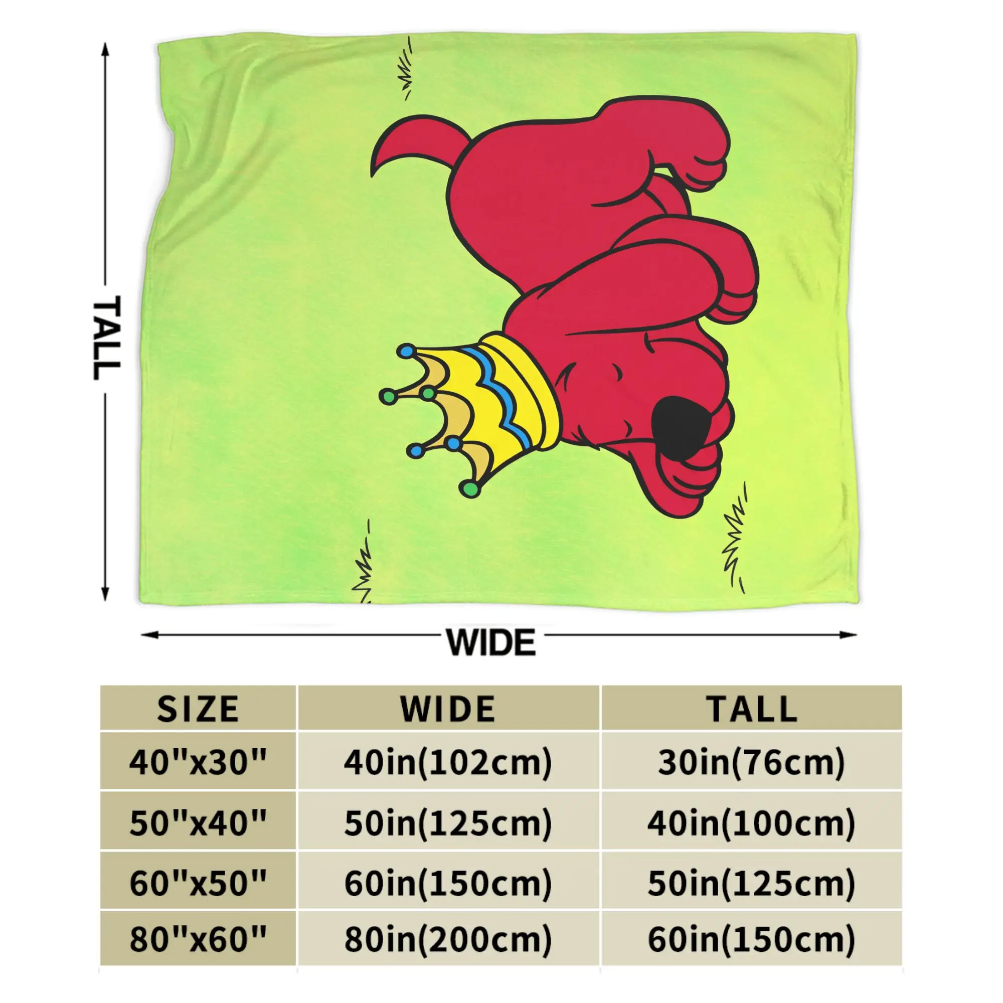 C-Clifford the Big Red Dog Soft Cozy Blankets For Bedroom  Novelty Throw Blanket Winter Travel Office Flannel Bedspread - view 6