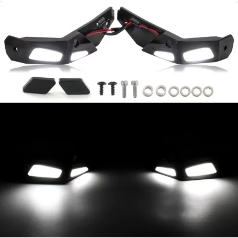 Handguards with LED Lights for Can Am Ryker 600 900 Sport & Rally Edition Hand Guards Protector Kit & LED Lamp