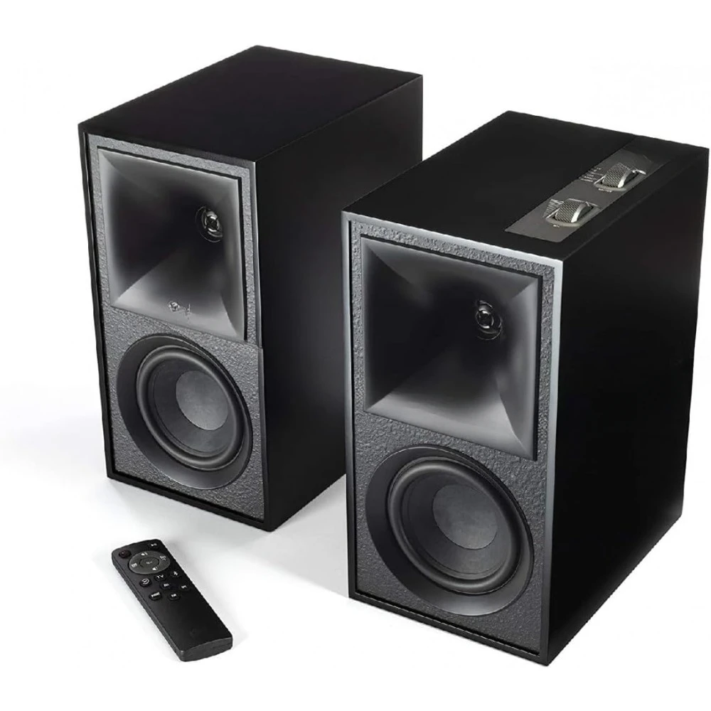 The Fives Powered Bookshelf Speakers (Matte Black)