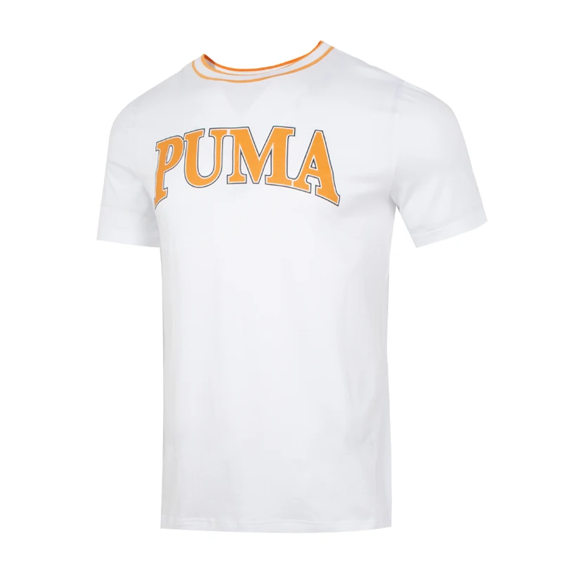 

Мужская повседневная дышащая спортивная футболка Puma с короткими рукавами и круглым вырезом в стиле ретро 682183-02