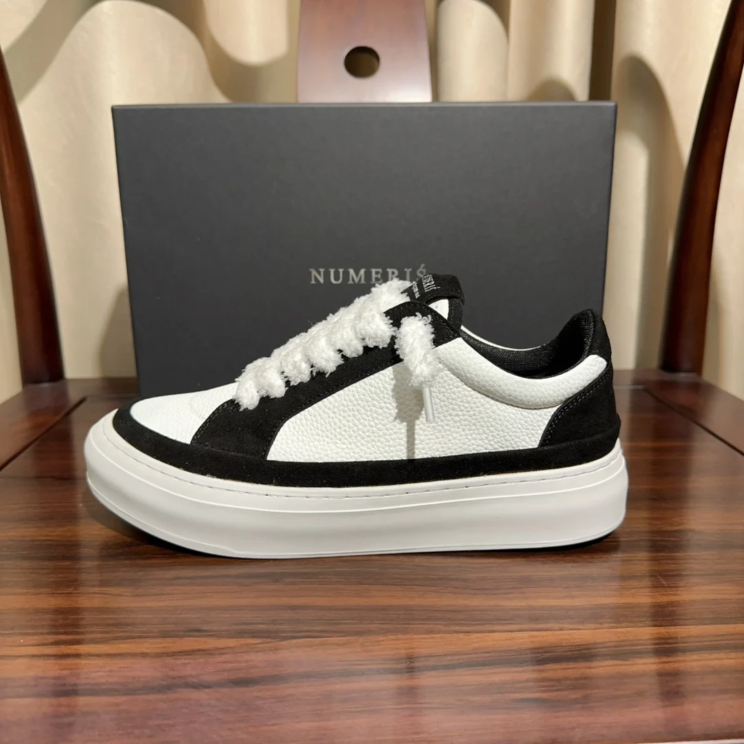 Cross-border Spot Numeris Thick-soled Heightening Men and Women Couples Casual Shoes Versatile High-version Canvas Shoes