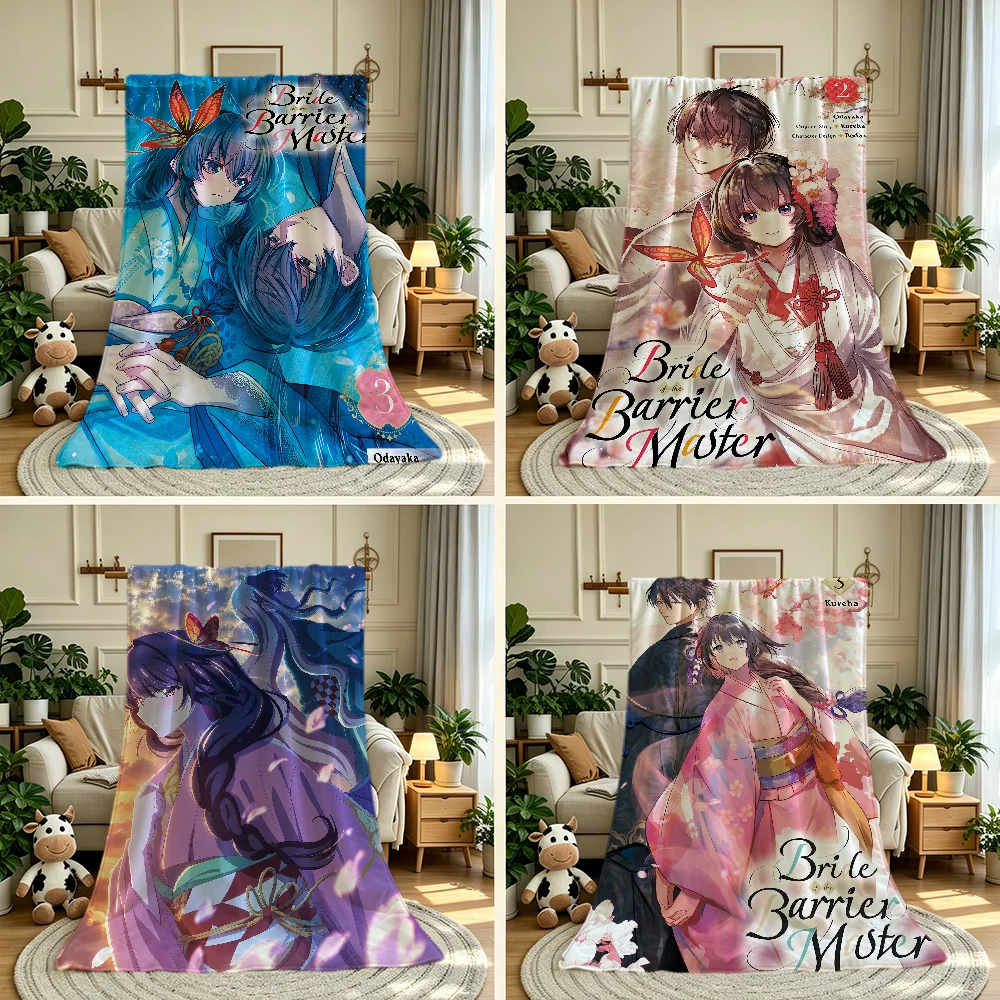 B-bride Of The Barrier Anime M-master Blanket For Couch Sofa Travel Home Hiking Picni Bed Beding Flannel Blanket Birthday Gift