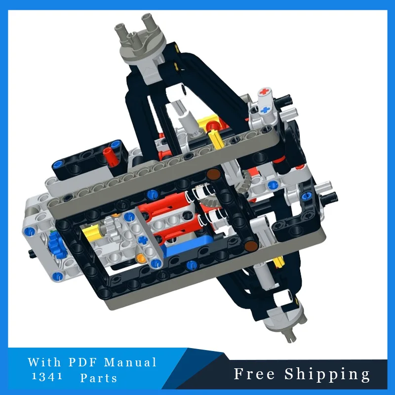 شعبية 1341 قطعة سيارة رياضية حمراء سريعة وحدات اللبنات نموذج لتعليم الأطفال لتقوم بها بنفسك تجميع لعبة هدايا عيد الميلاد عيد الميلاد #5