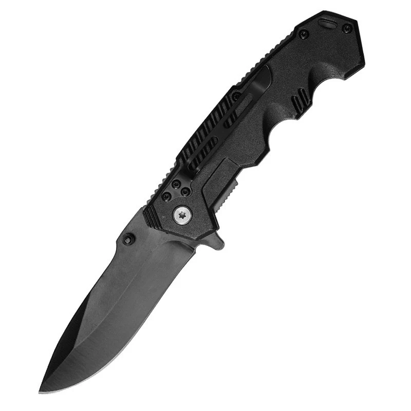 Multifunctional Outdoor Stainless Steel Knife, Foldable Knife for Self-Defense, Portable Folding Knife, High Hardness