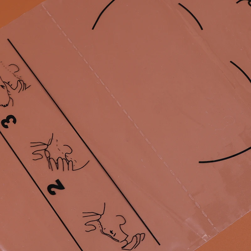 {HE}36pcs/roll CPR Face Shield Transparent CPR Mask Disposable Imprinted