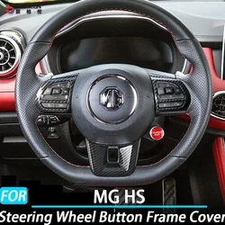 Car Steering Wheel Button Frame Cover Trim Complete Car Interiors for MG HS Interior Accessories 2024 for Right Hand Drive