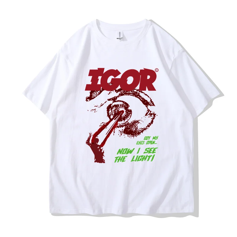 Wang Igor Tyler The Creator Rapper Hip Hop Music Shirt Cotton Men T Shirt Casual Short Sleeve Tee Unisex Swag Tshirt Graphic Top