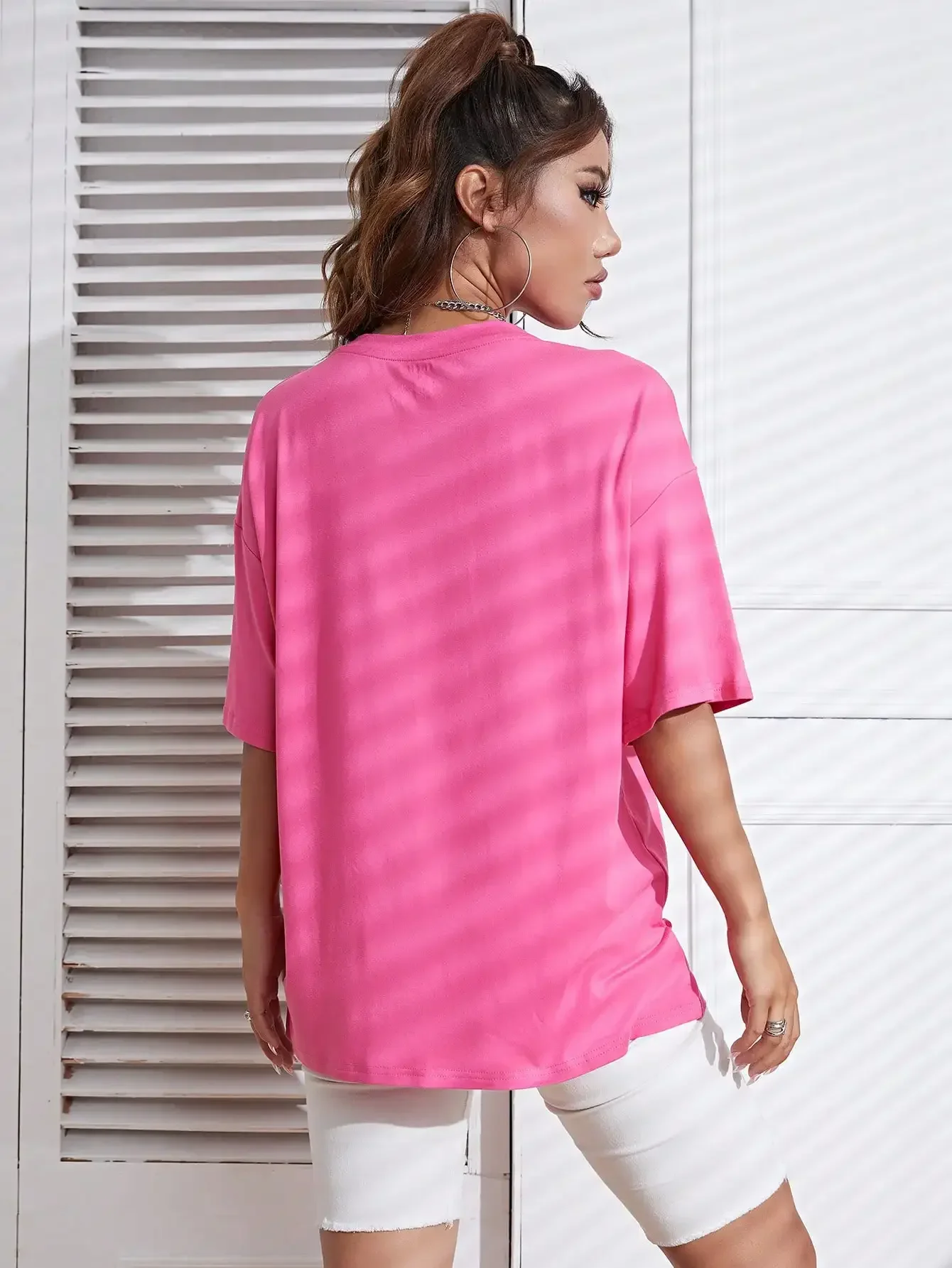90's Baby Creativity Letter  T-Shirts For Women Funny Oversize Tops Street Hip Hop Clothing All-math Female Short Sleeve