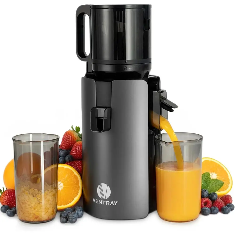 

Широкогорлая соковыжималка для медленного отжима с высокой производительностью и легкой очисткой