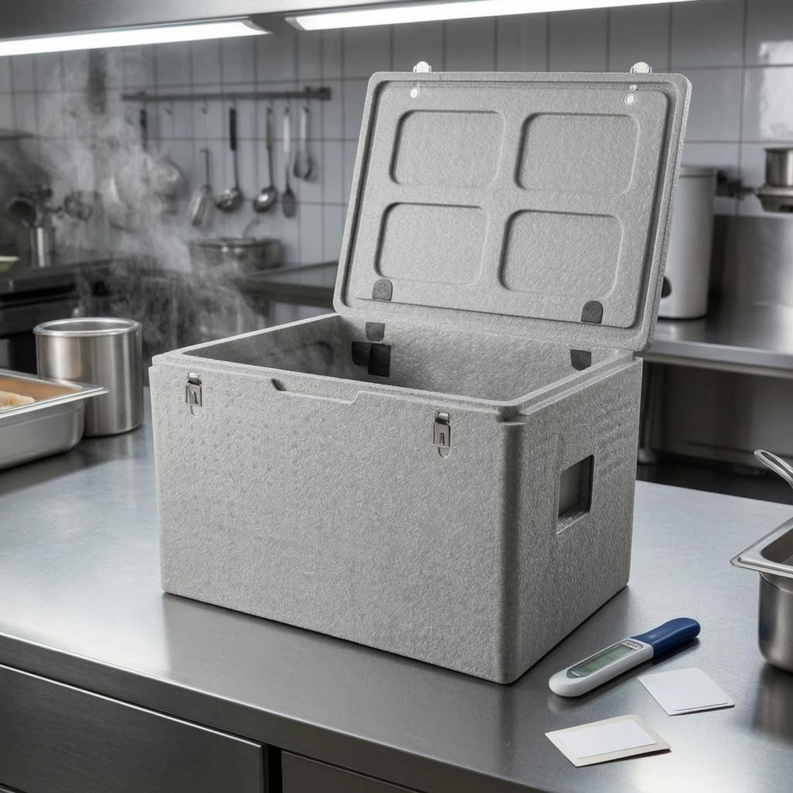 Foam Insulated Storage Box Temperature Control Thermal Storage Box Reusable Insulated Shipping Container Washable