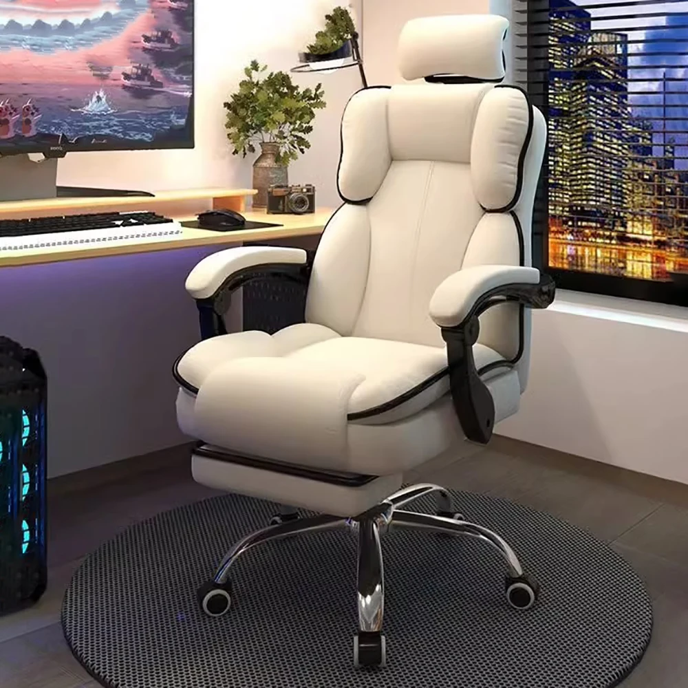 

Swivel Mobile Gaming Chair Beauty Trendy Modern Nordic Office Chair Comfortable Ergonomic Chaise Ergonomique Bureau Furniture