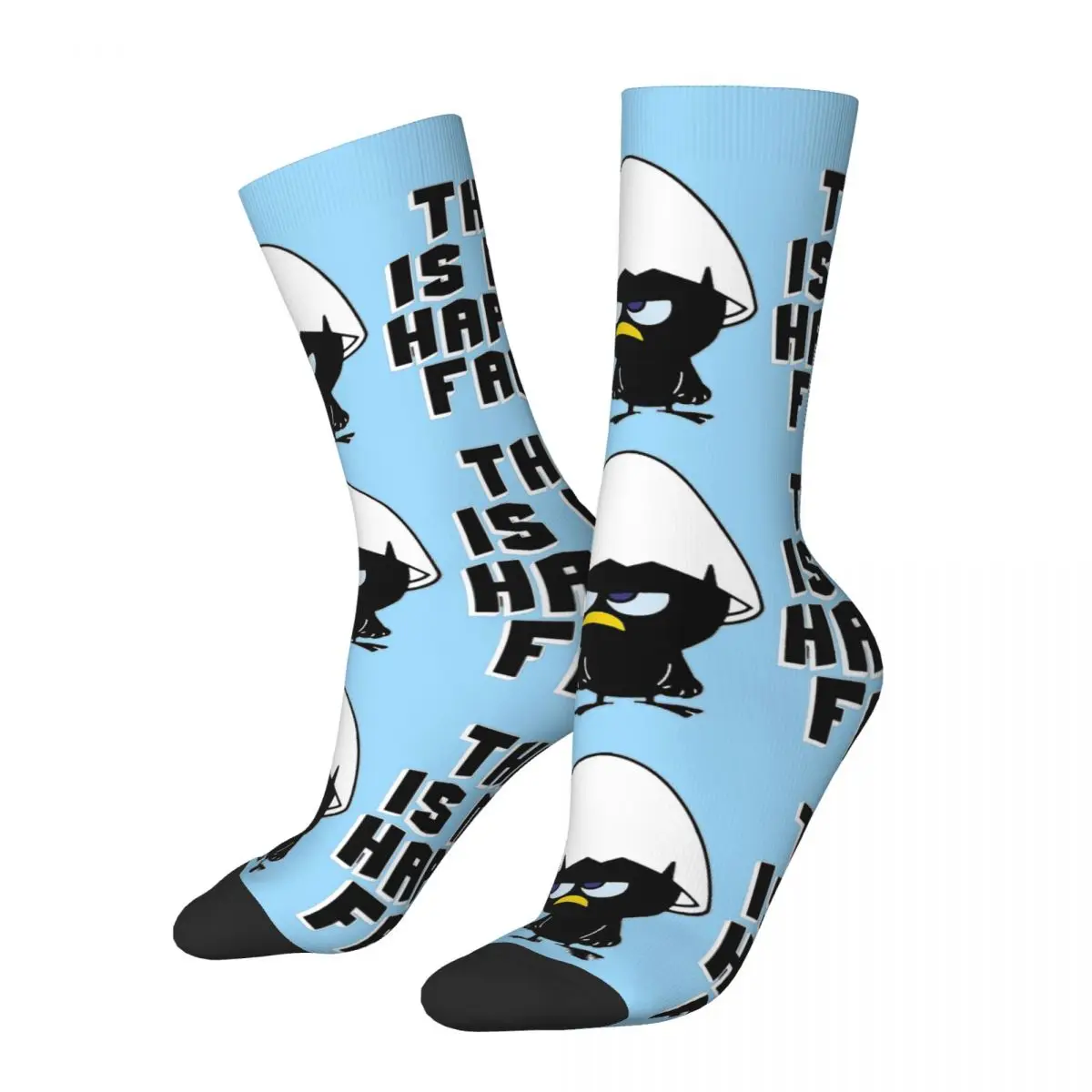 Happy Face Calimero Unisex Winter Socks Hiking Happy Socks Street Style Crazy Sock