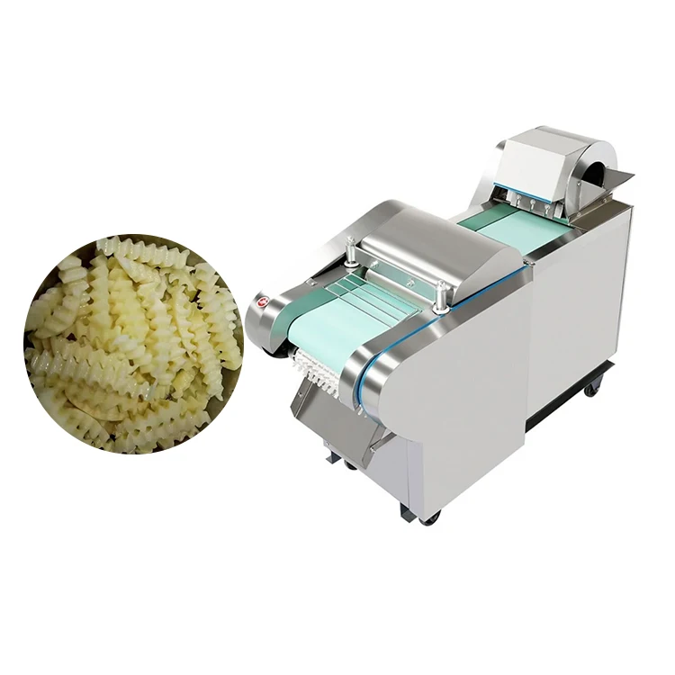 

Commercial Potato Zigzag Cutter Crinkle French Fries potato Cutting Machine For Wave Shape Sweet Potato Equipment