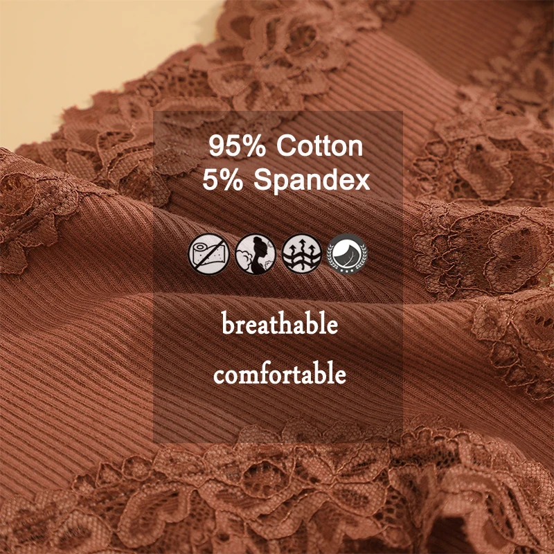 Thumbnail 3 - #41 Best Womens Lace Trim Comfort Panties to Buy In 2026