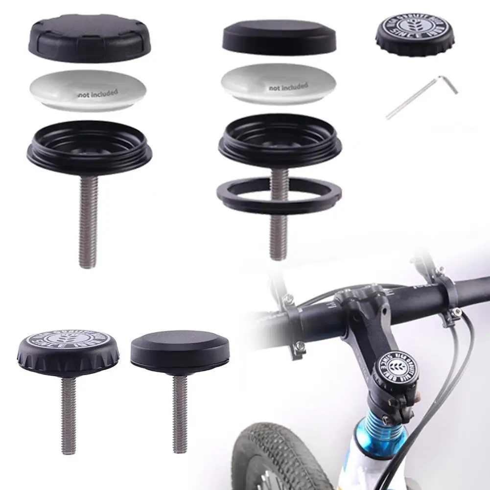 Anti-roubo montagem da bicicleta fone de ouvido suporte superior para airtag caso à prova dwaterproof água rastreador montar titular capa de fone de ouvido da bicicleta