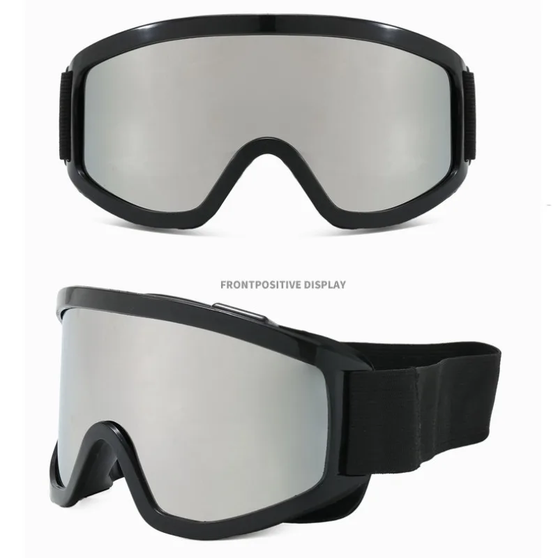 

1Pcs Winter Ski Goggles Adjustable Strap Anti-UV Windproof Sandproof Sunglasses for Skiing Mountaineering Outdoor Sports Cycling