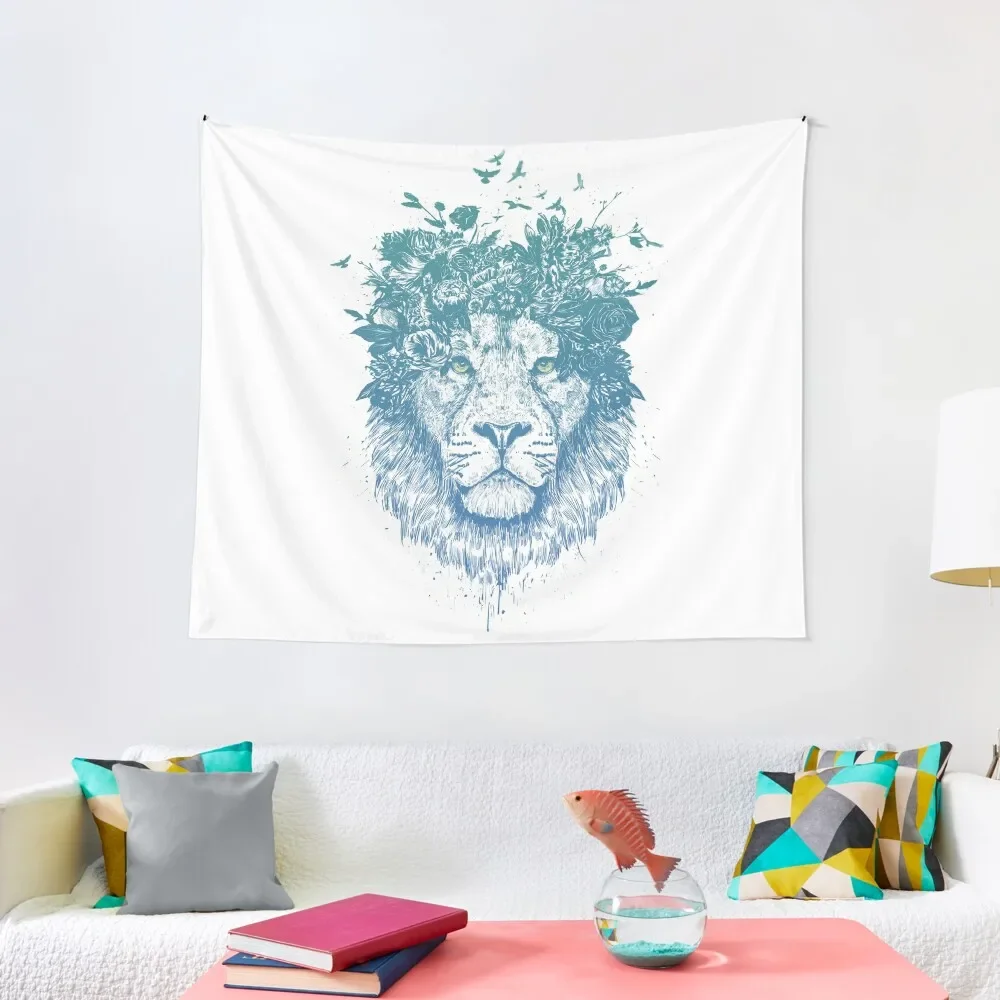 

Floral lion Tapestry Wall Decoration Items Korean Room Decor Decoration Wall Tapestry