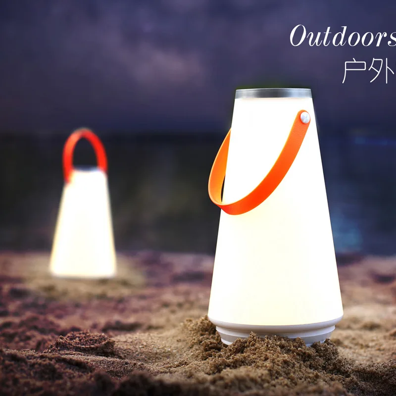 Amazon ins Party Beach USB nightlight Touch lampada da tavolo portatile da esterno portatile a LED da campeggio