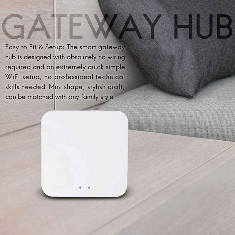 Zigbee Tuya Hub Gateway pintar rumah, pengendali jarak jauh nirkabel aplikasi kehidupan pintar Tuya untuk semua Tuya Zigbee 3.0 Smart Pro