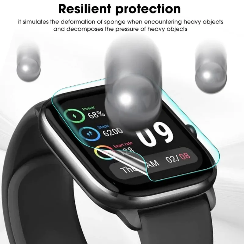 For Xiaomi Band 8 Active Flexible Screen Protector HD Clear Protective Film for Xiaomi Mi Band 8 Active Smart Watch Accessories