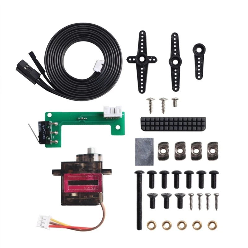 Effective 3D Printer Nozzle Cleaning Extrusion Waste Collector Set with Silicone Brush for Voron V2 Filaments Remover