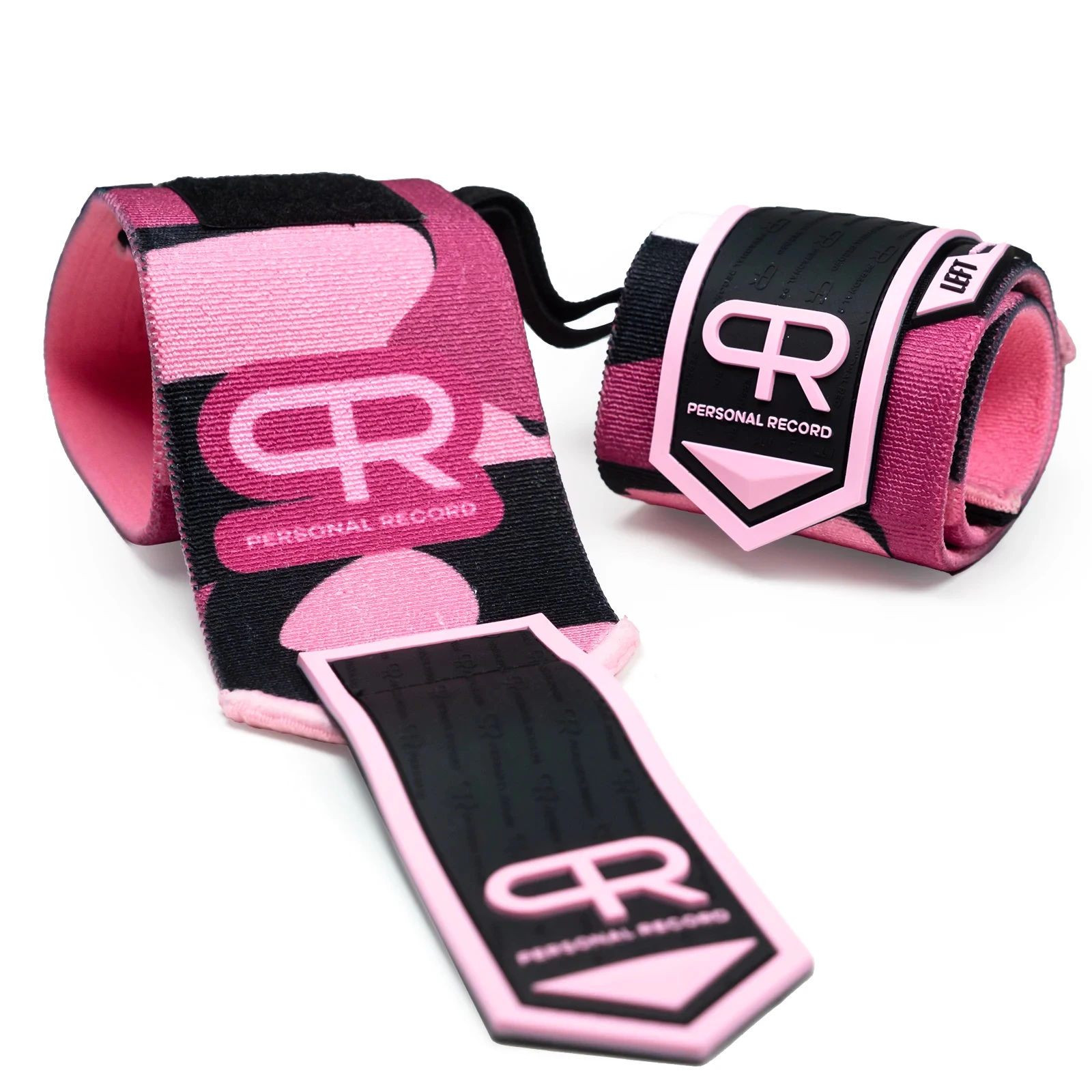 PR Heavy Duty Premium Polsbandages Persoonlijke Record Camouflage Mozaïek Polsbanden Gewichtheffen Deadlift Gym Fitness Polsband