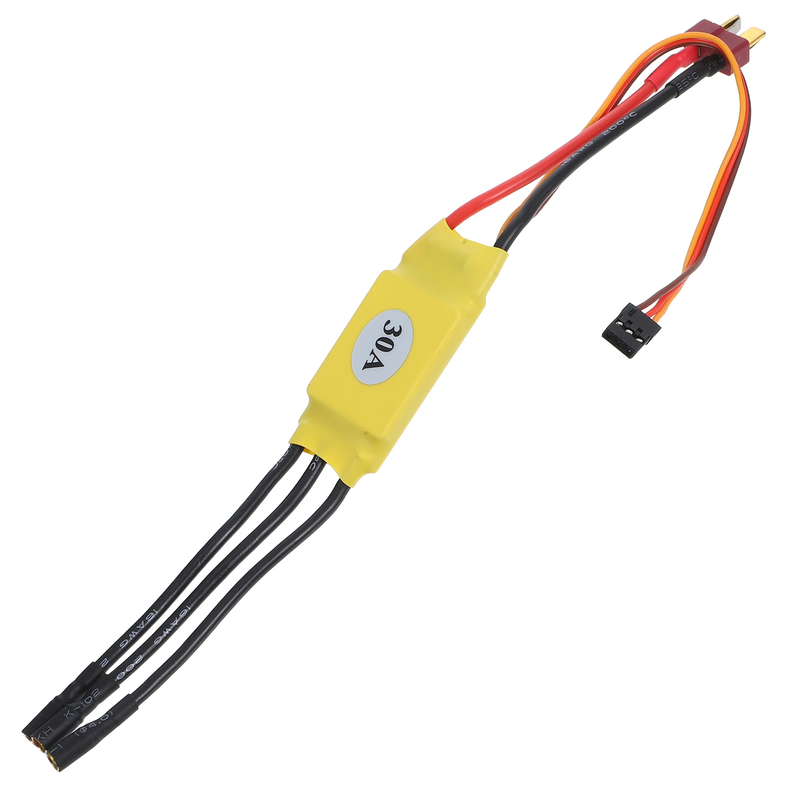 

30a Brushless Esc Controller Durable Plastic Copper Wire Continuous Output for 400-450 Helicopter Aircraft Quad-Rotor