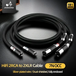 Hifi RCA to XLR Audio Cable High Quality OCC Copper Xlr Female to RCA Male Cable